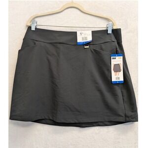 Greg Norman Play‎ Dry Golf Skort Black Womens Large Activewear